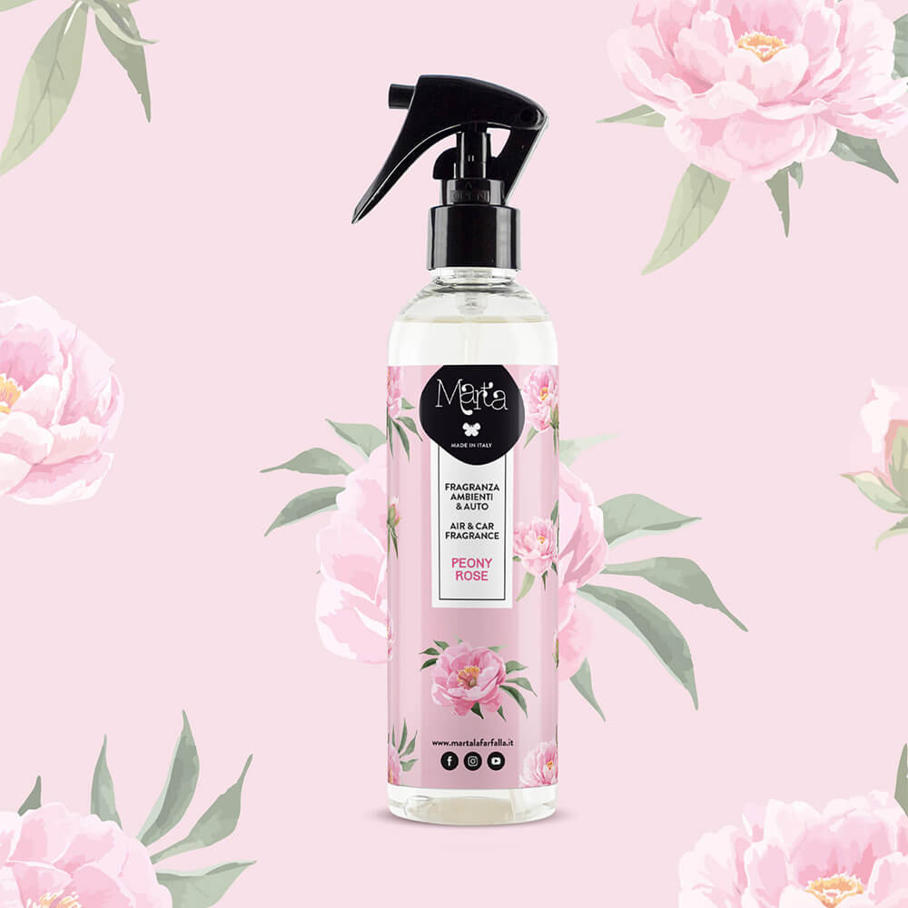 Marta Spray Peony Rose - Peony Spray Deodorant for Home & Car