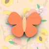 Marta XXL Peach - Butterfly Shaped Peach Car Perfumer