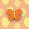 Marta Sicily - Orange Car Freshener in the shape of a Butterfly