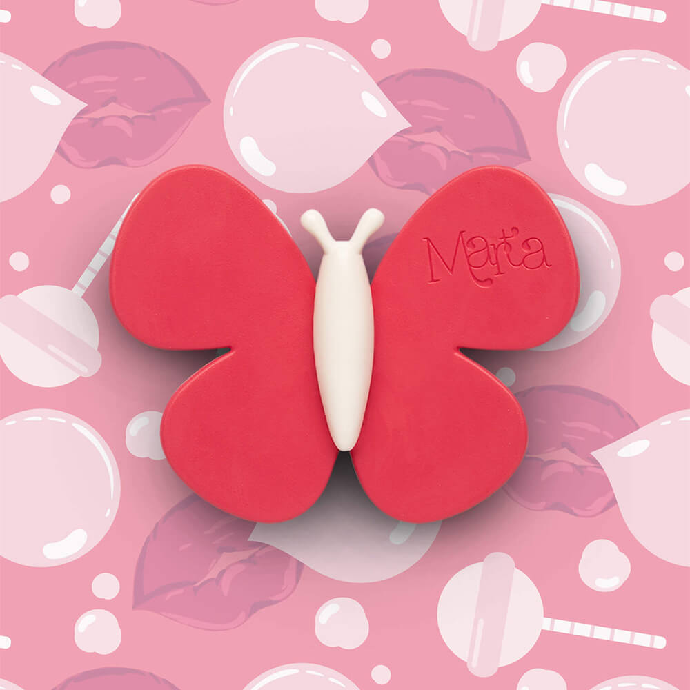 Marta XXL Bubble - Butterfly Shaped Bubble Gum Car Fragrance