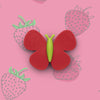 Upload image to viewer Gallery, Marta Strawberry - Strawberry Butterfly Car Fragrance Diffuser