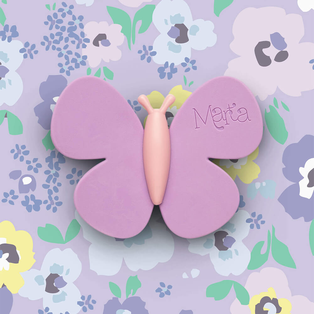 Marta XXL Floral - Profumatore per Auto al Gelsomino a forma di Farfalla