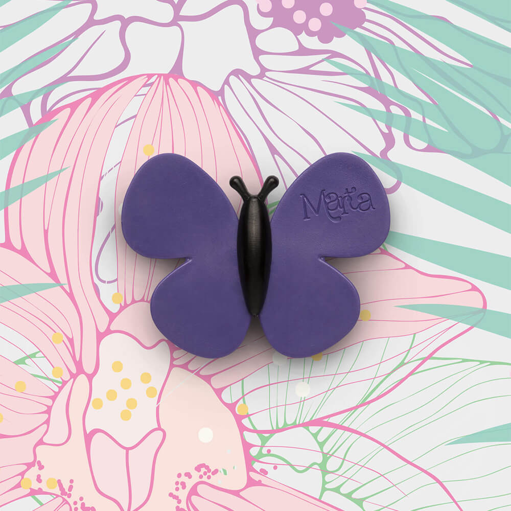 Marta Black Orchid - Profumatore per Auto all'Orchidea Nera a forma di Farfalla