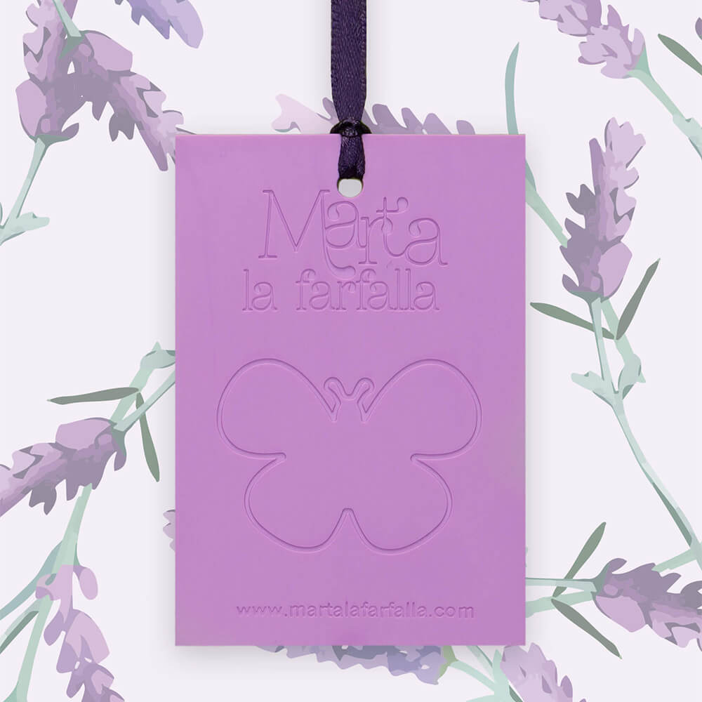 Marta Kit Card Lavender - Profumatore alla Lavanda per Cassetti e Armadi