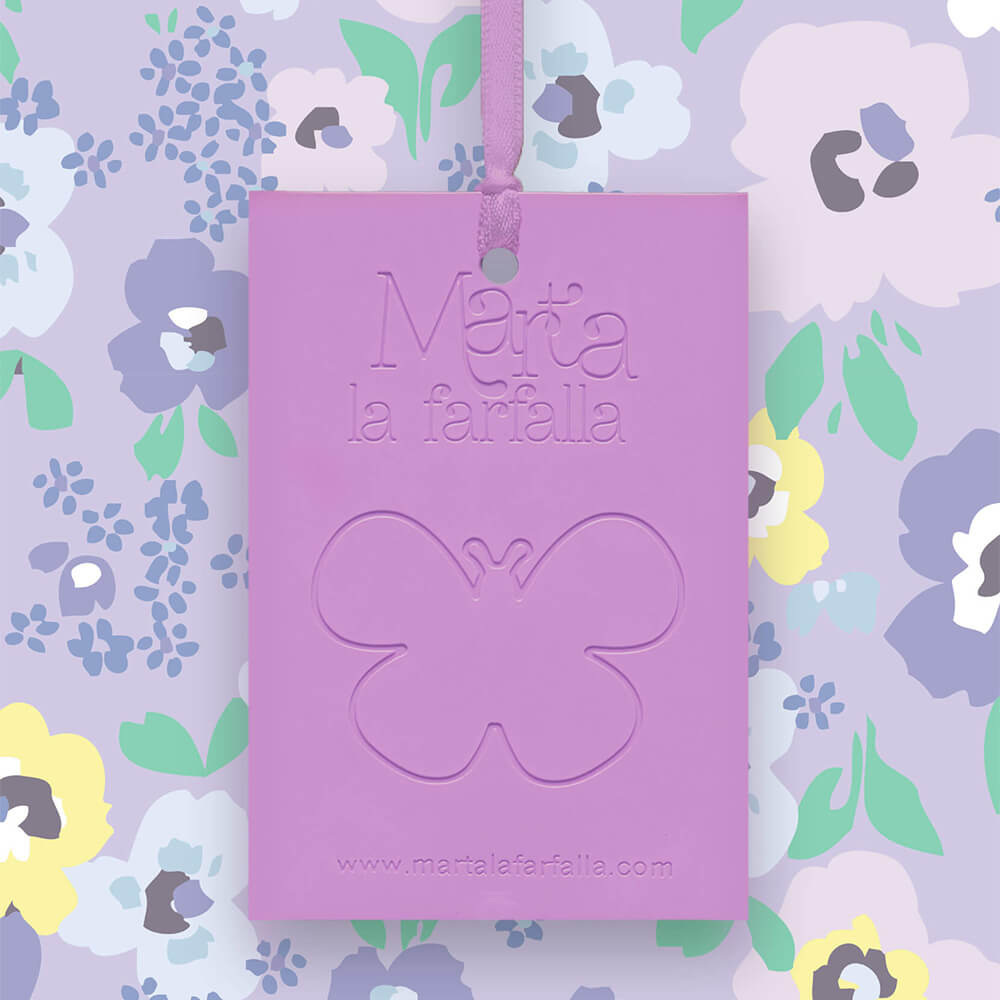 Marta Card Floral - Floral and Jasmine Perfumer for Drawers and Wardrobes
